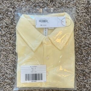 Janie and Jack Yellow Easter Polo Shirt